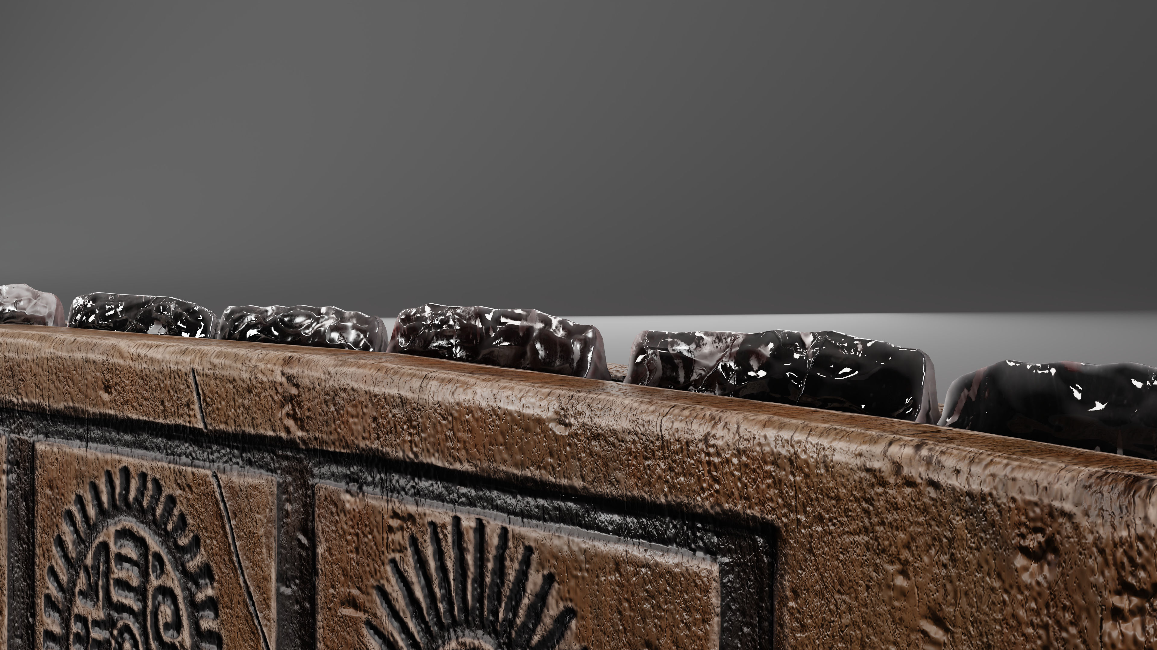 Macuahuitl Low Poly 3D Model Low-poly 3D model_4