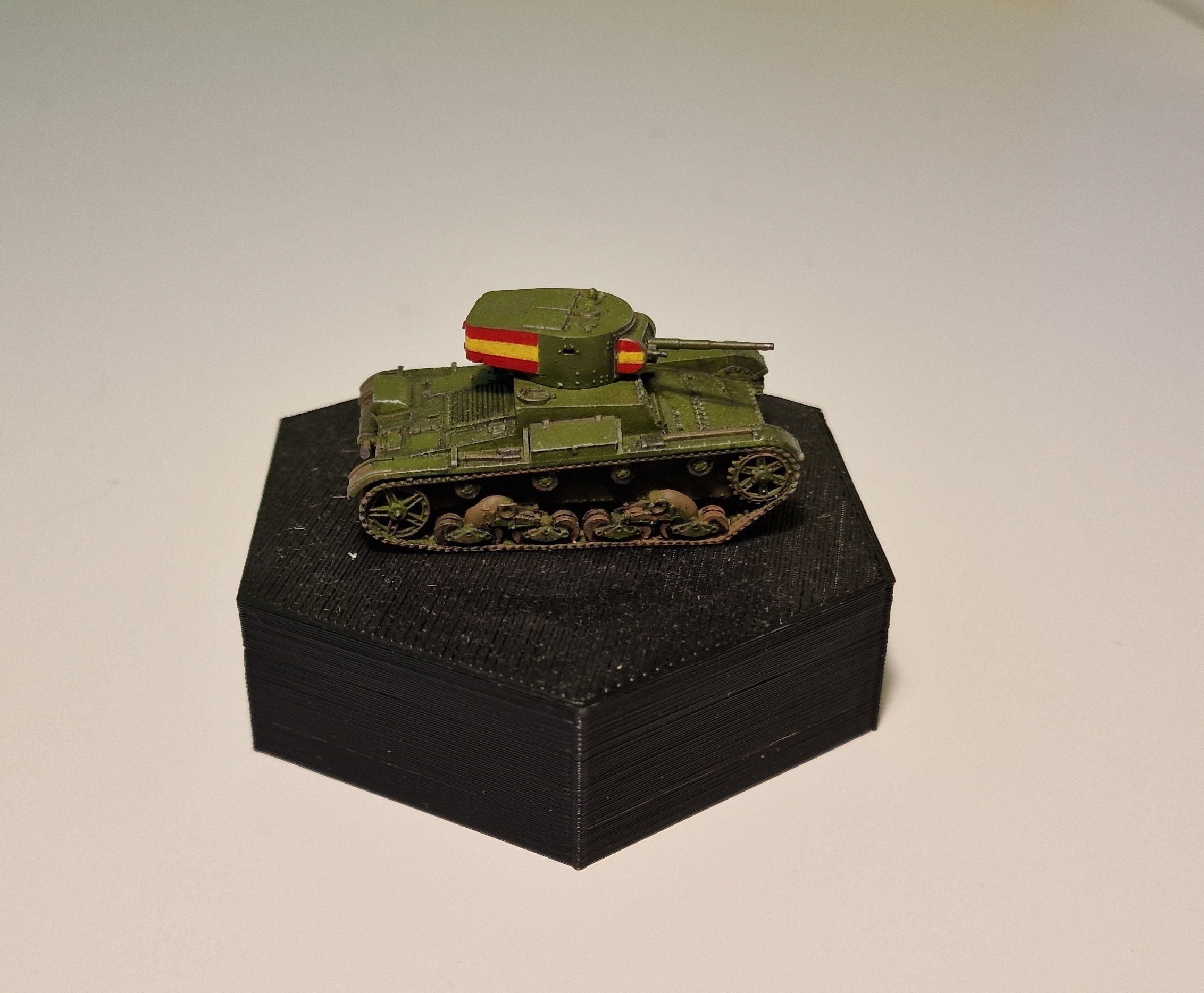 T-26 Mod 1933 - Light tank - 1-100 scale 3D print model_12