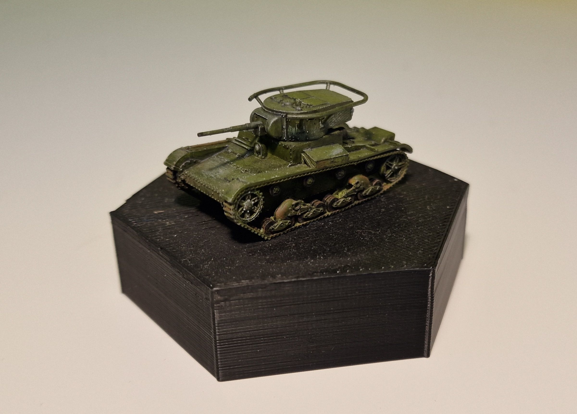 T-26 Mod 1933 - Light tank - 1-100 scale 3D print model_9