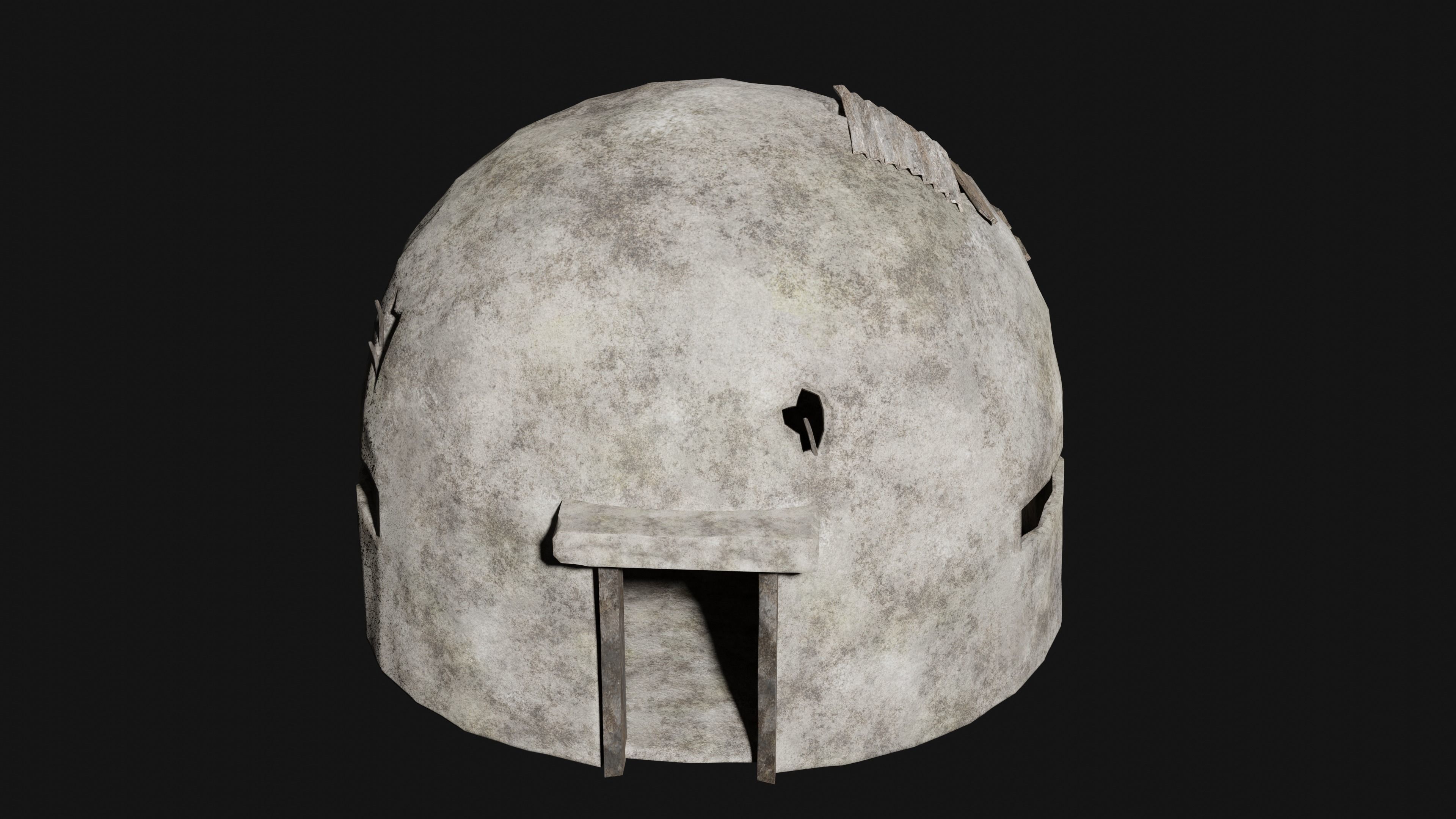 BUNKER SHELTER POSTAPO HIDE HOUSE SURVIVAL IMPROVISED COLLECTION Low-poly 3D model_11