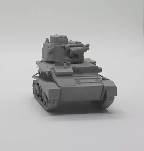 Light tank Mark VI - 1-100 scale 3D print model