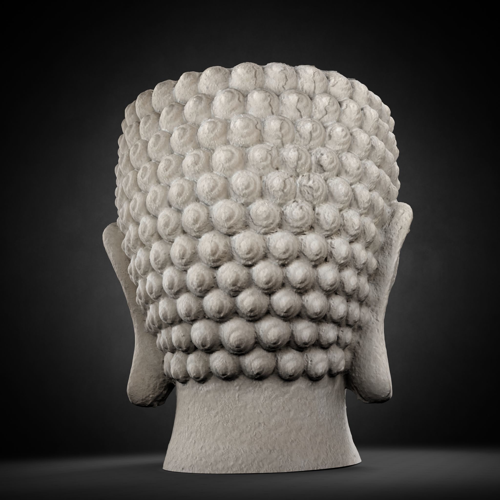 Buddha Photorealistic PBR Low-poly 3D model_36