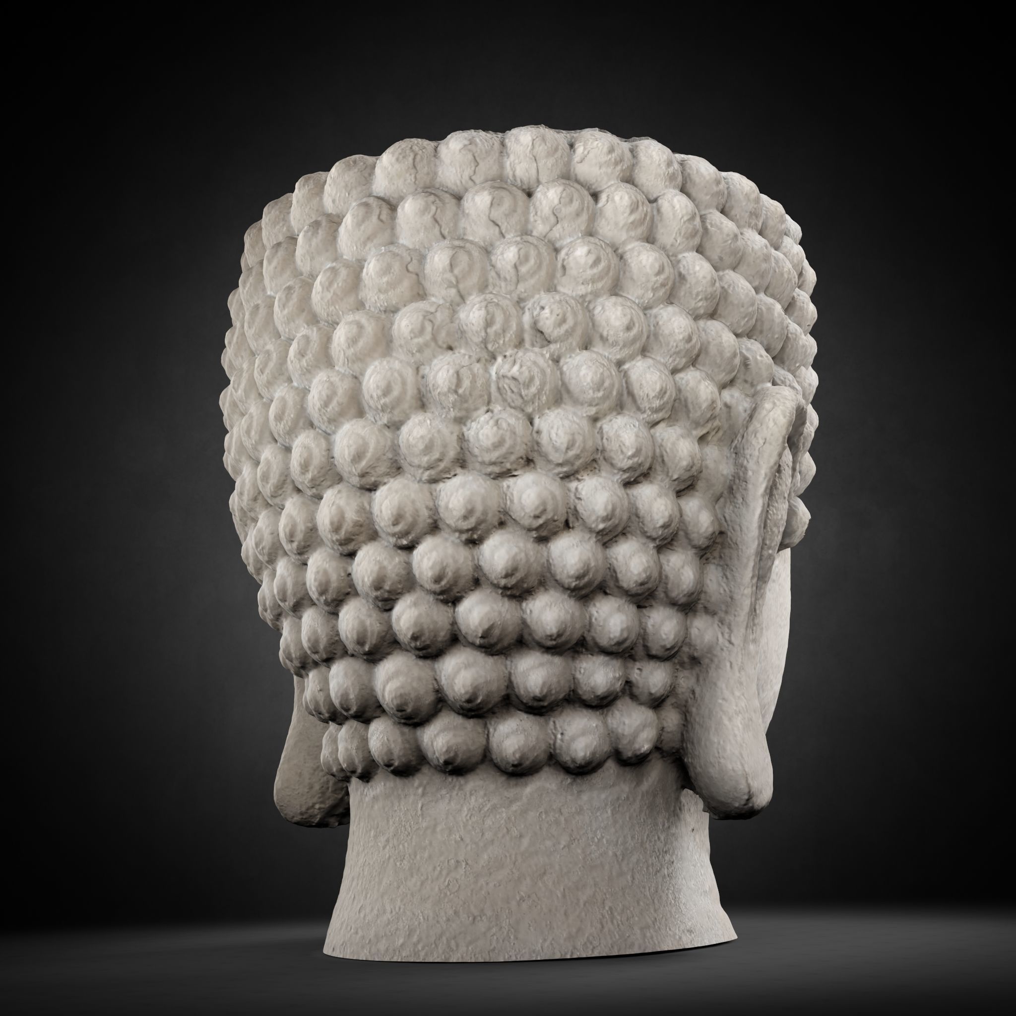 Buddha Photorealistic PBR Low-poly 3D model_38