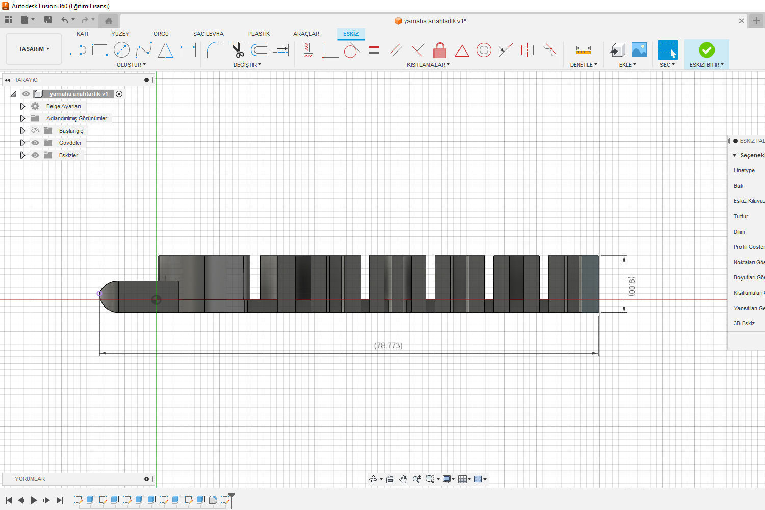 YAMAHA KEY CHAIN 3D print model_4