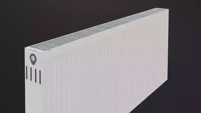 Radiator Low-Poly Game-Ready Low-poly 3D model