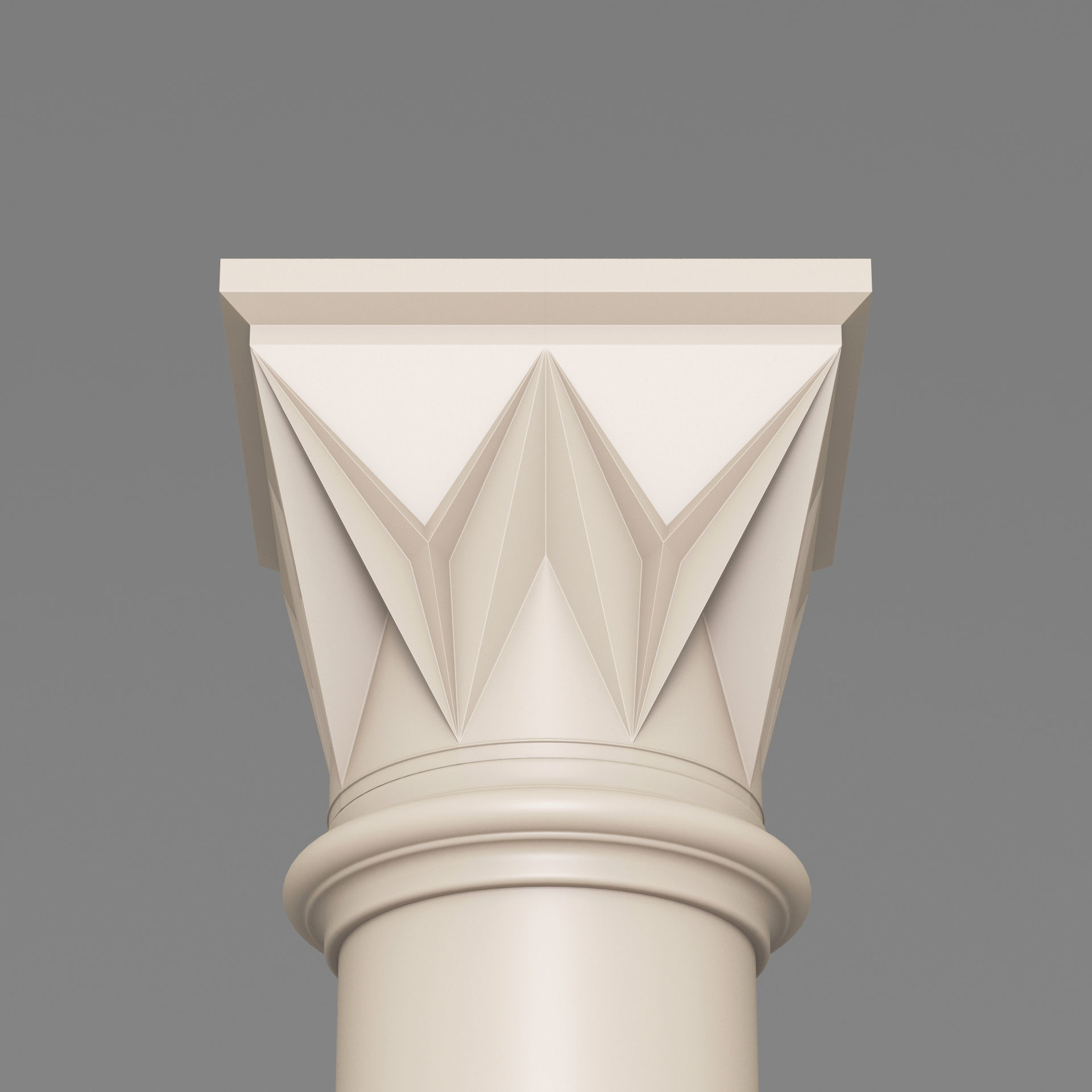 Classic Islamic Architectural Column 002 3D model_3