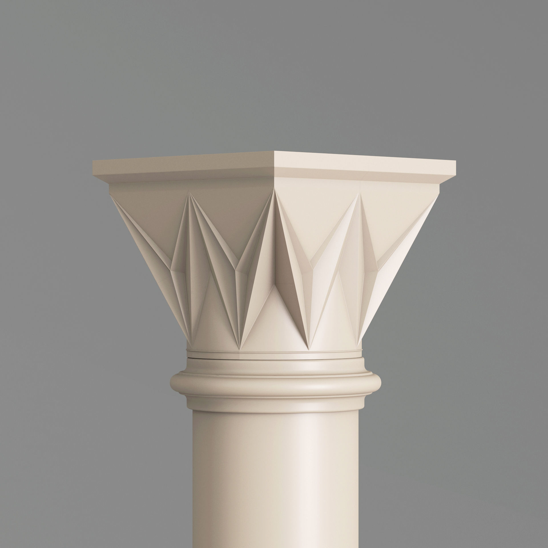 Classic Islamic Architectural Column 002 3D model_4