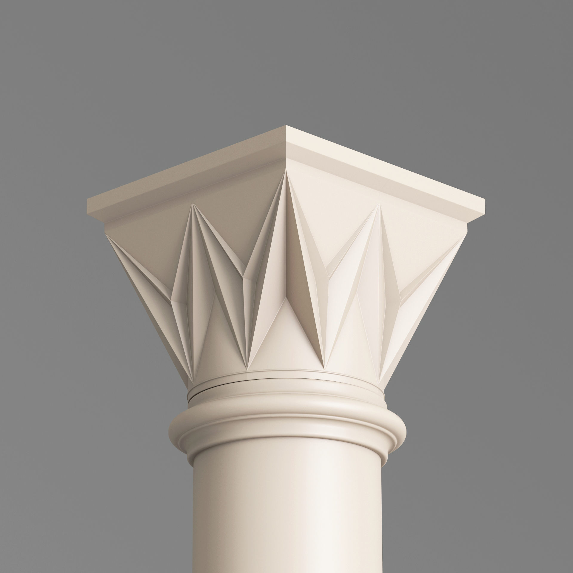 Classic Islamic Architectural Column 002 3D model_2