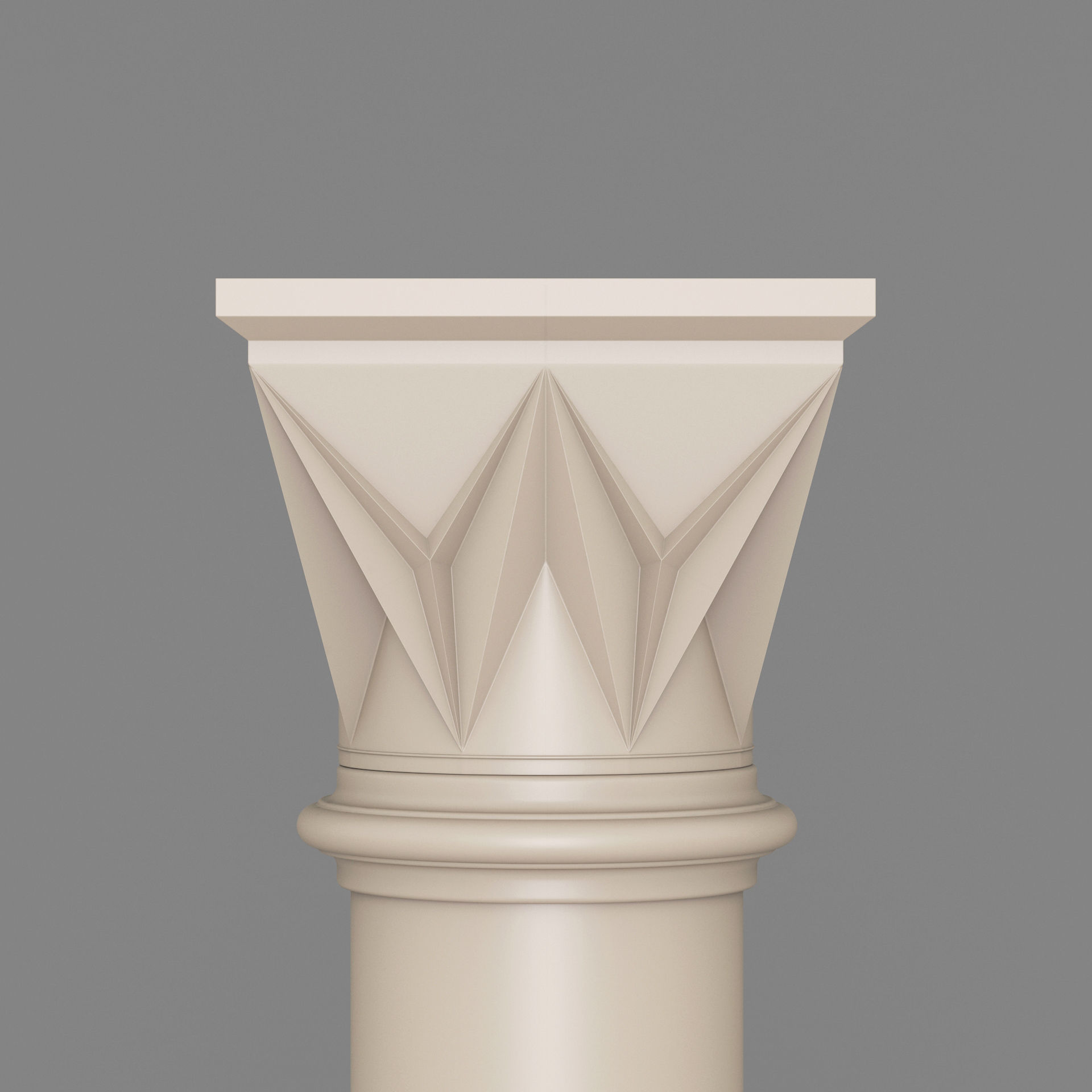 Classic Islamic Architectural Column 002 3D model_5