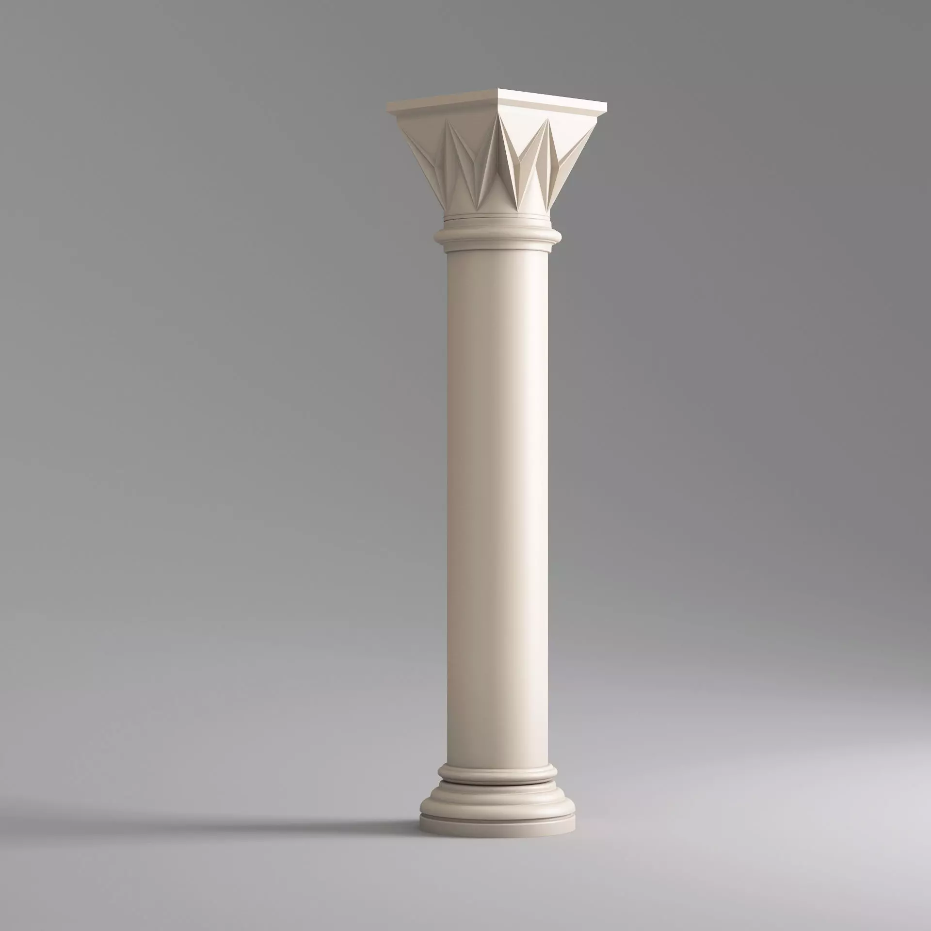 Classic Islamic Architectural Column 002 3D model_0