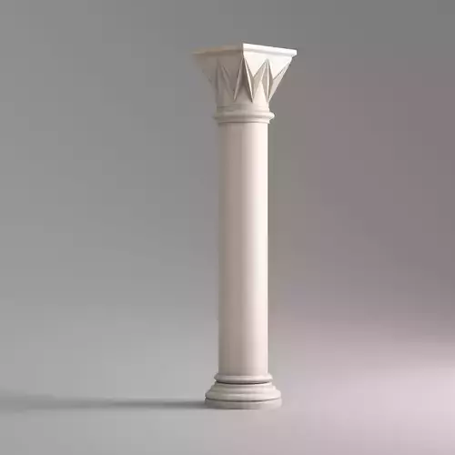 Classic Islamic Architectural Column 002
