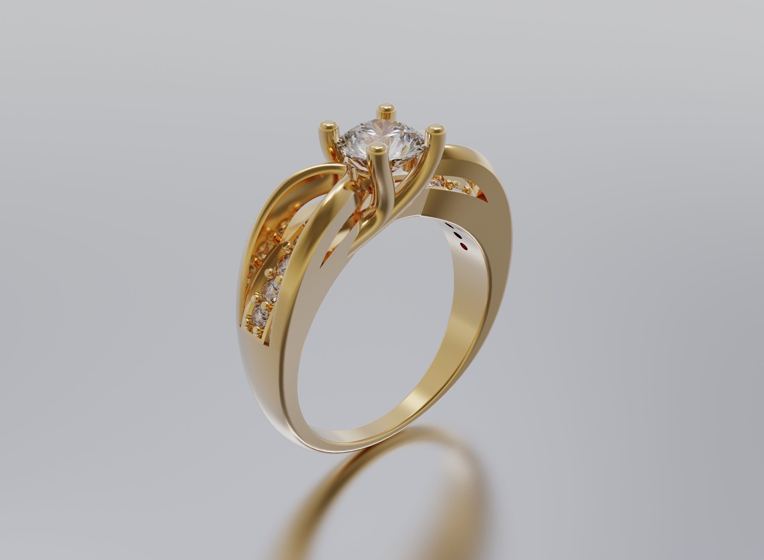 ring ring 3D print model_1