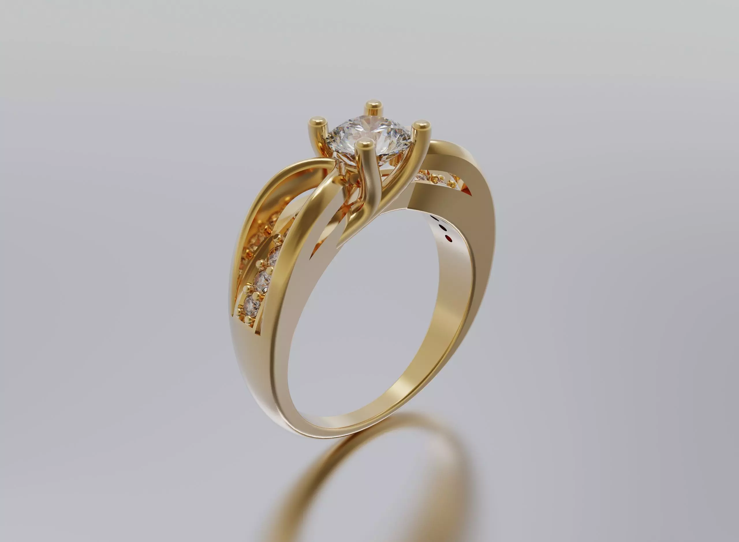 ring ring 3D print model_0