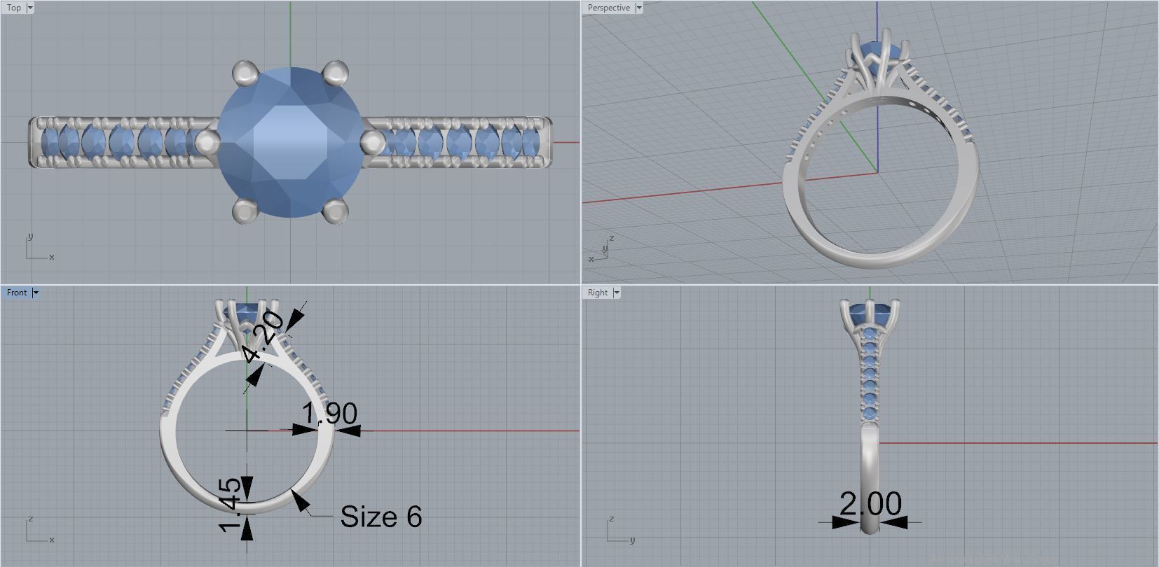 ring ring 3D print model_4