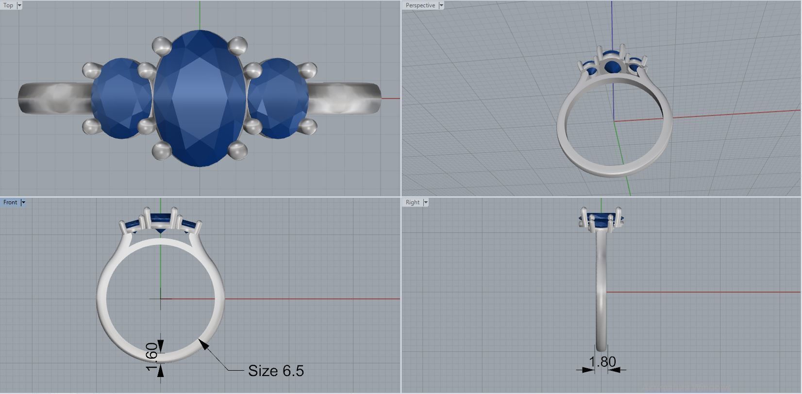 ring ring 3D print model_4