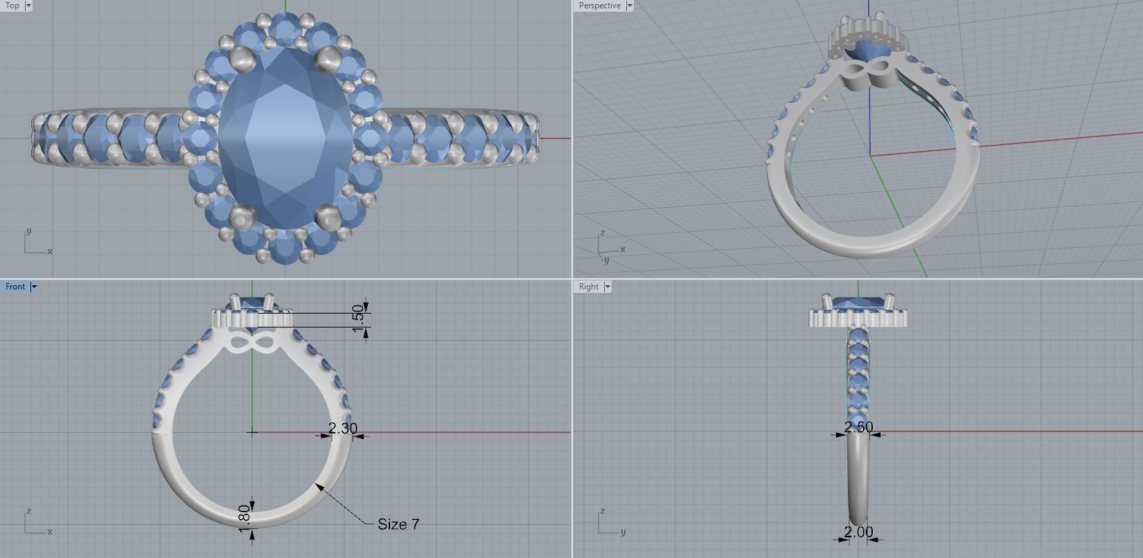 ring ring 3D print model_2