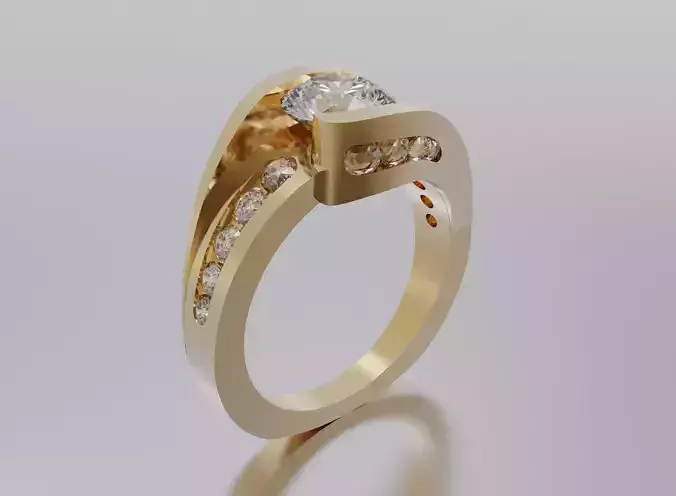 ring ring 3D print model ring ring 3D print model