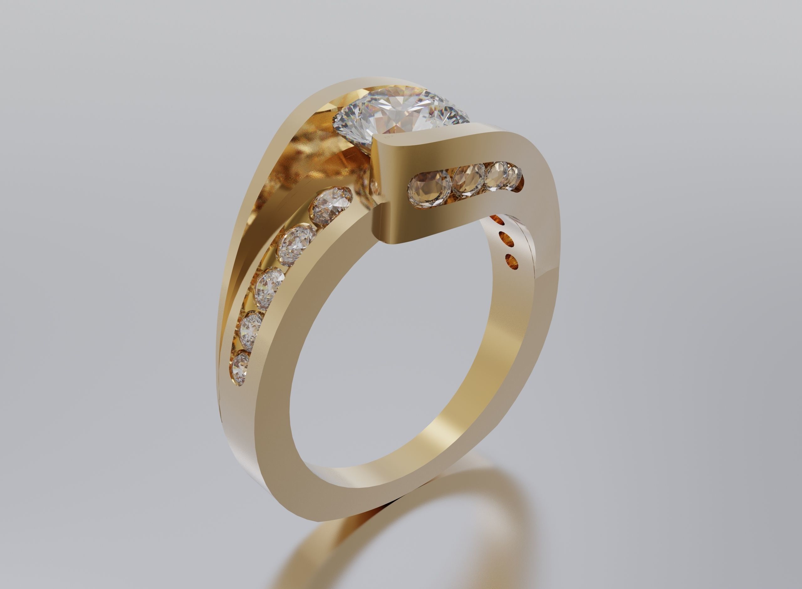 ring ring 3D print model_1