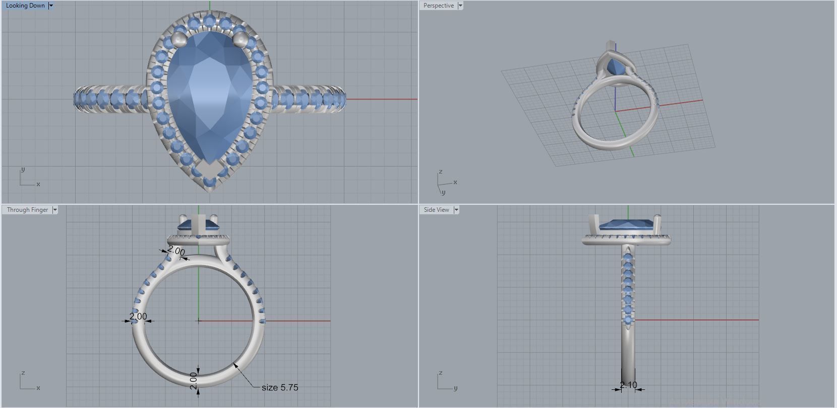 ring ring 3D print model_4