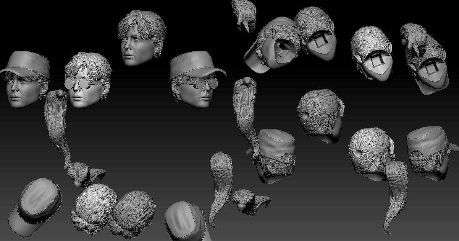 Sarah Connor 3D print model_5