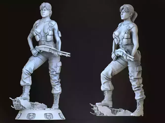 Sarah Connor 3D print model