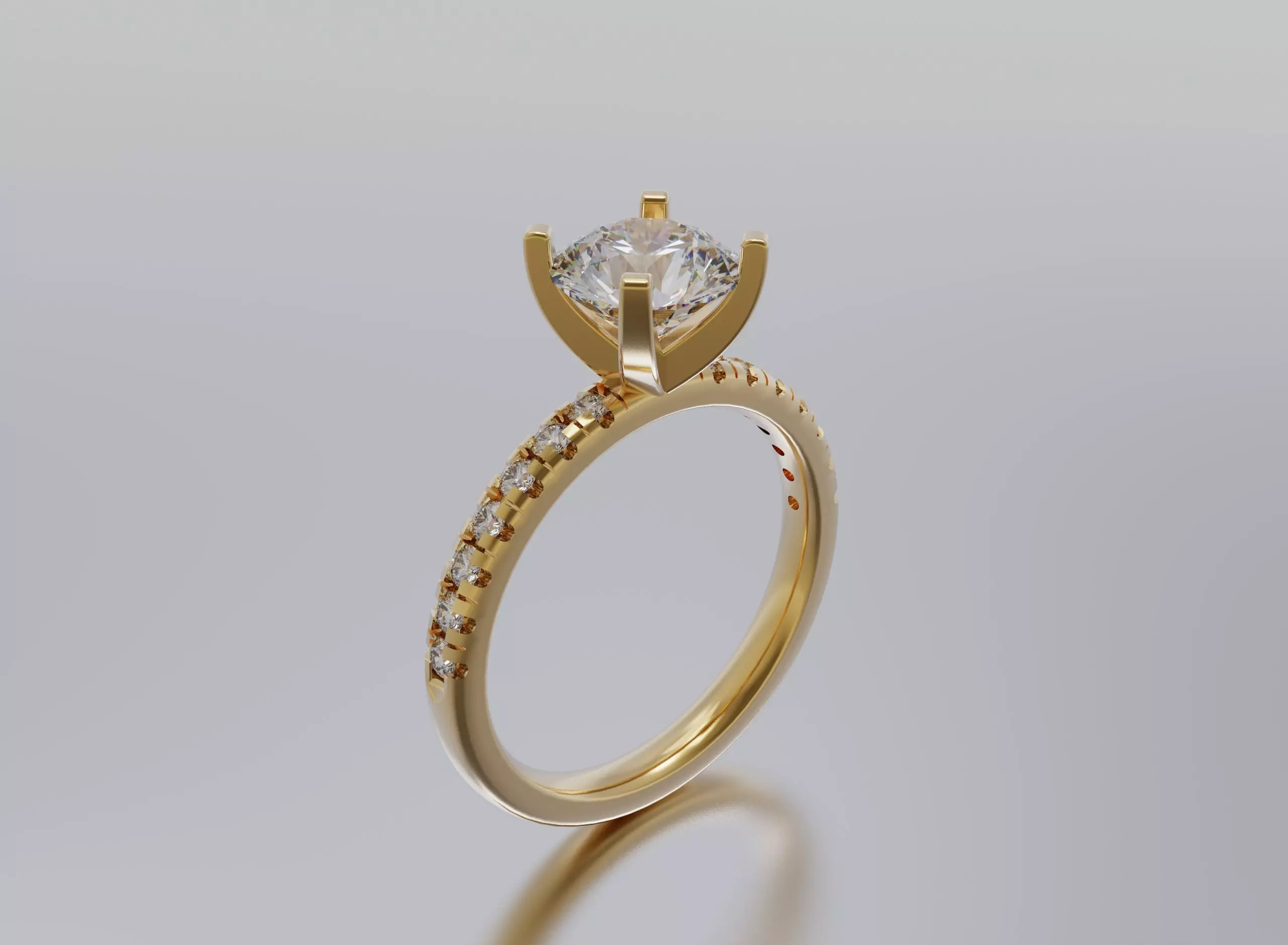 ring woman 3D print model_0