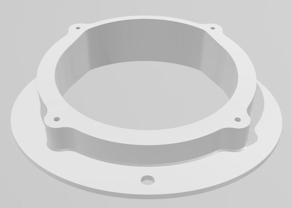 Adapter Opel Astra H Rear Speakers 130mm 3D model 3D printable | CGTrader