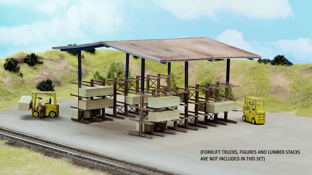 BUILD-0009 Lumber storage set H0-scale 3D print model_1