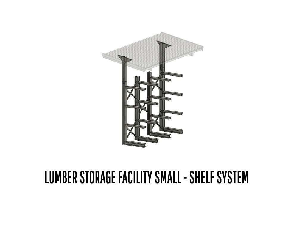BUILD-0009 Lumber storage set H0-scale 3D print model_9