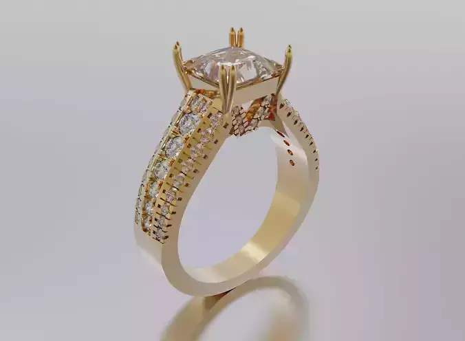 ring princess 3D print model ring princess 3D print model
