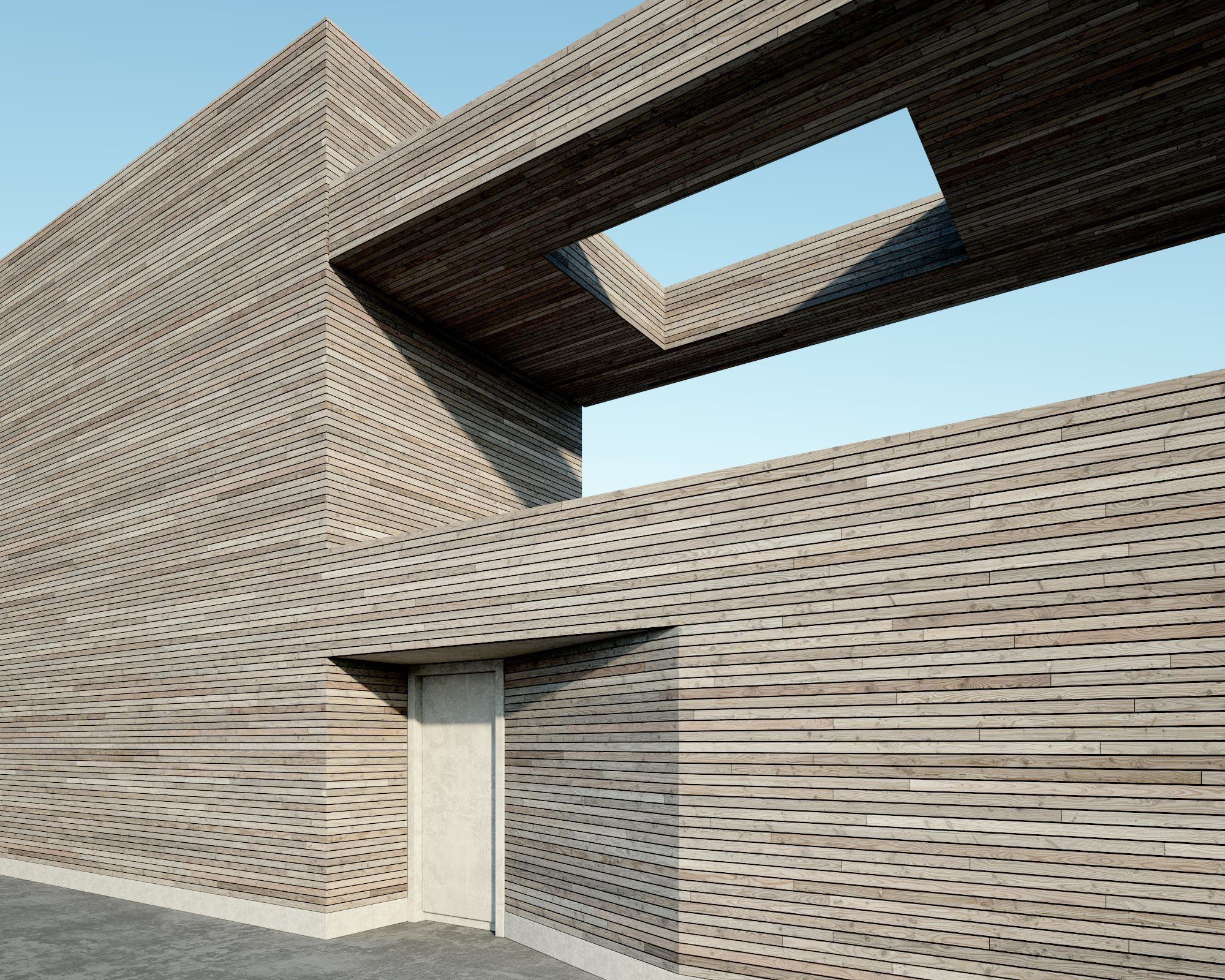 Woodfacades vol01 Timber Facade 8K Seamless PBR Materials Texture_6