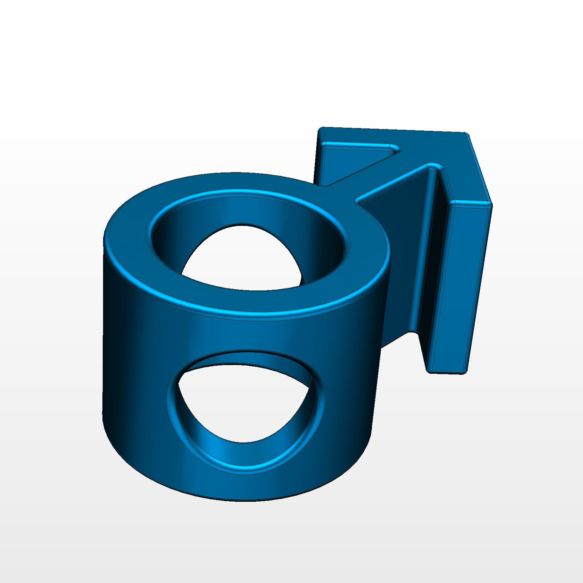 Male Gender 3D Model 3D print model_1