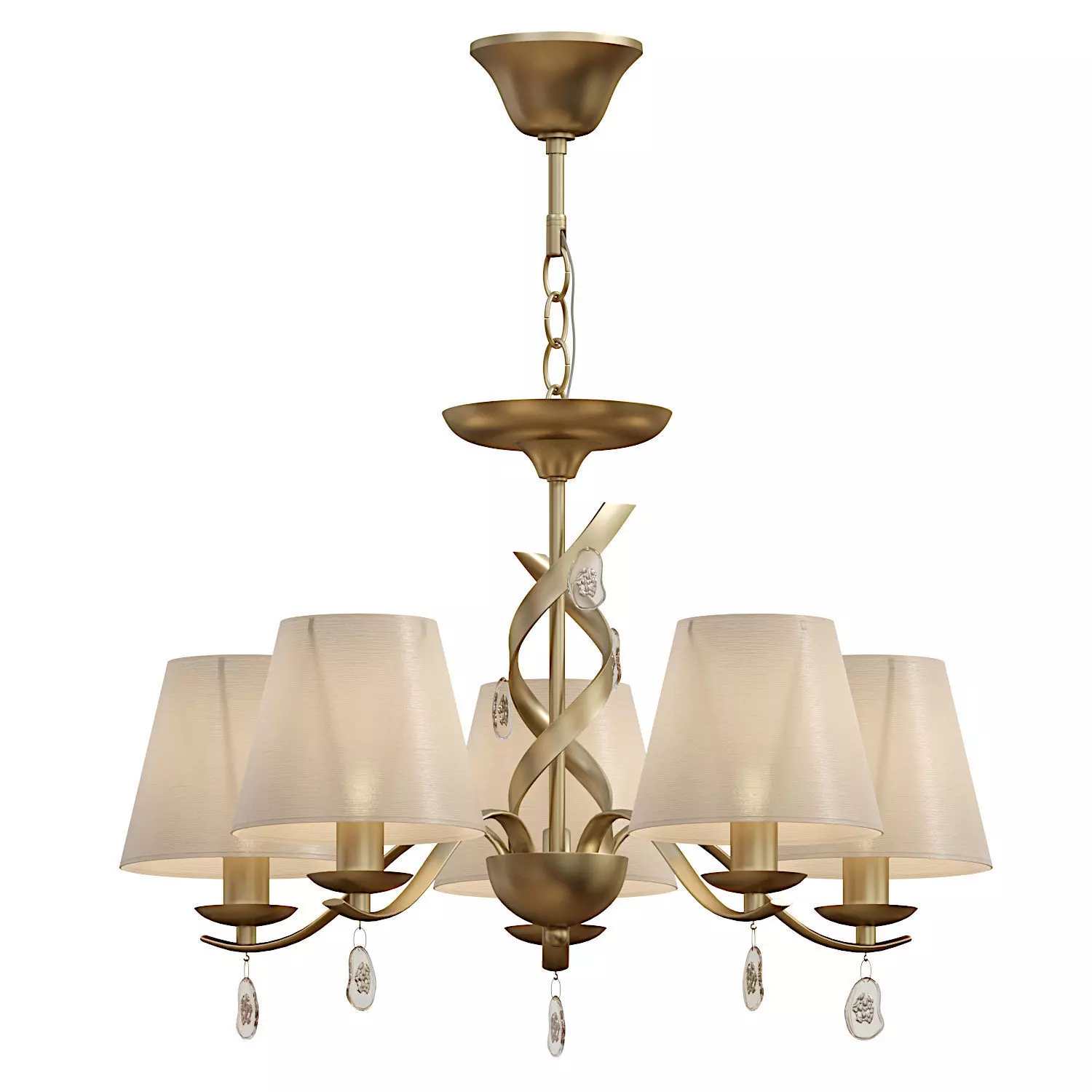 Freya Monique chandelier 3D model_0