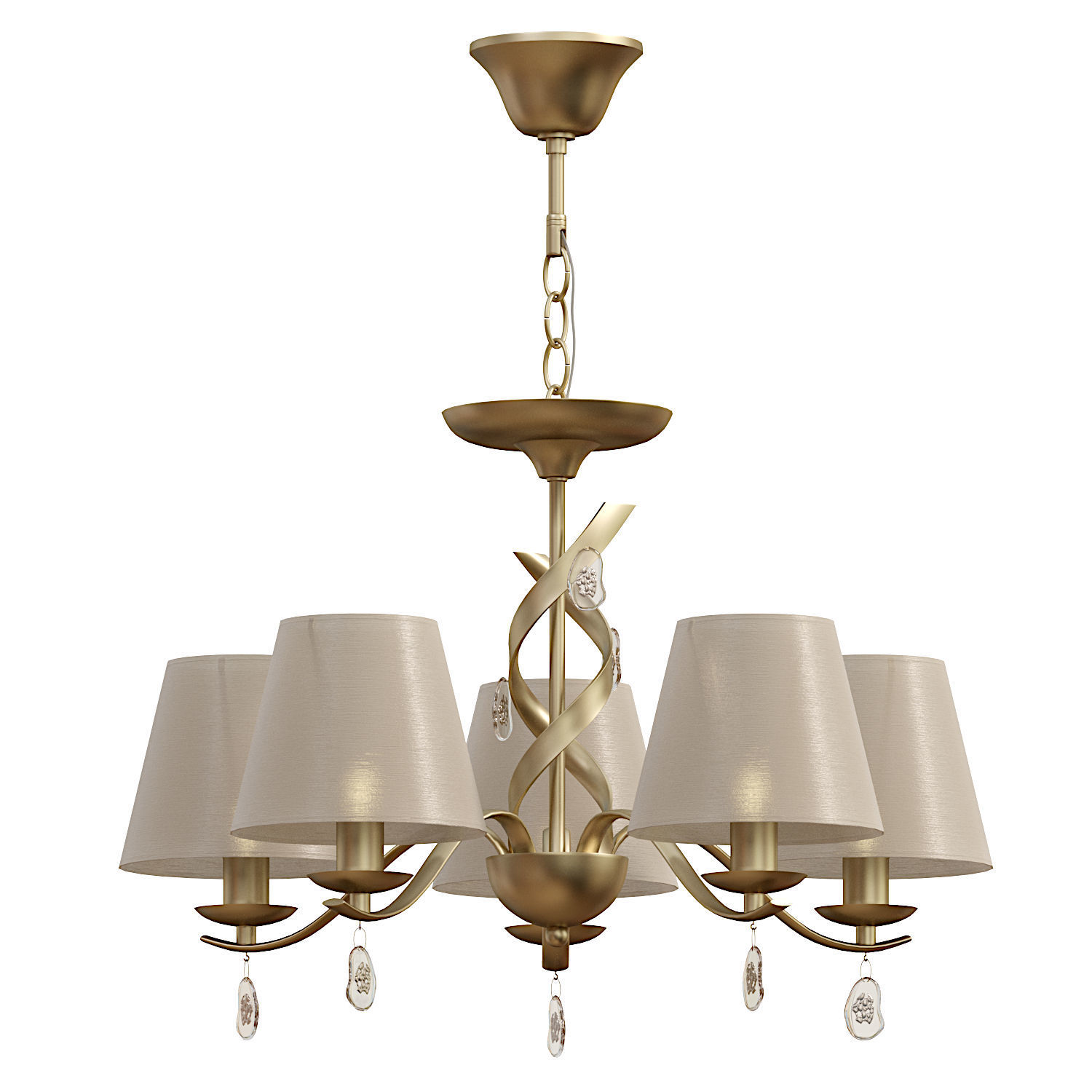 Freya Monique chandelier 3D model_1