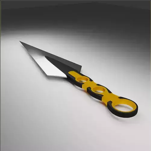 3d throwing knife