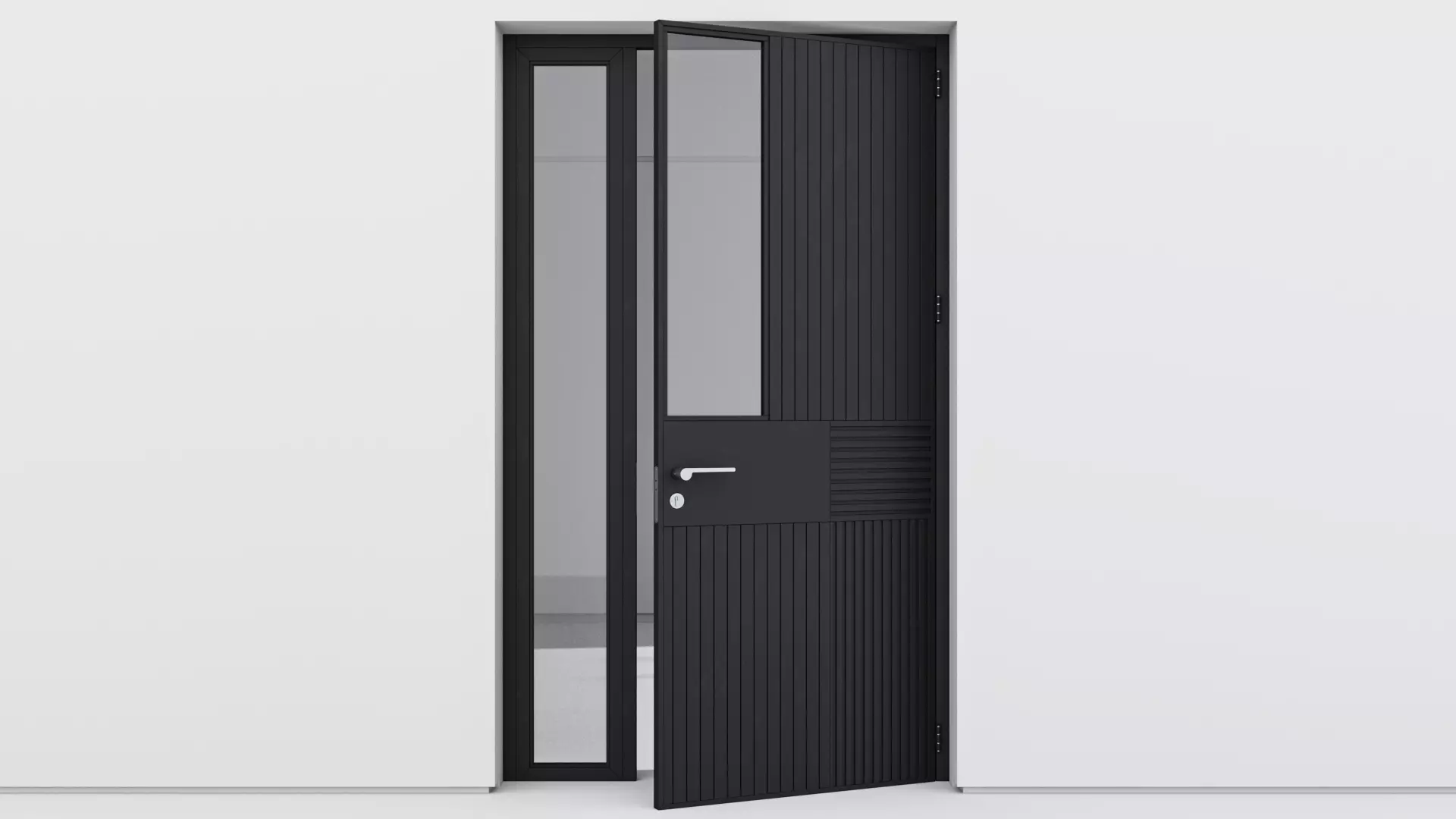 Aluminium door 274 3D model