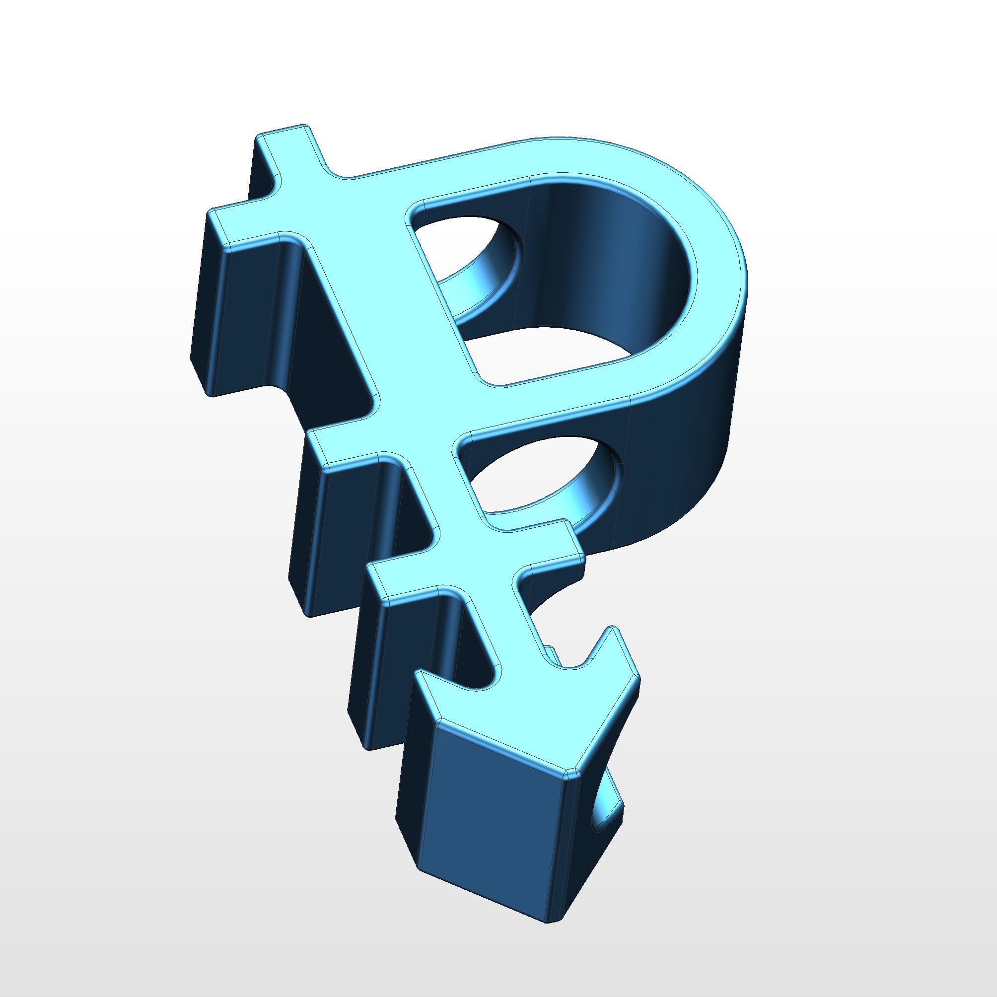 The ultimate symbol of pansexuality 3D print model_5