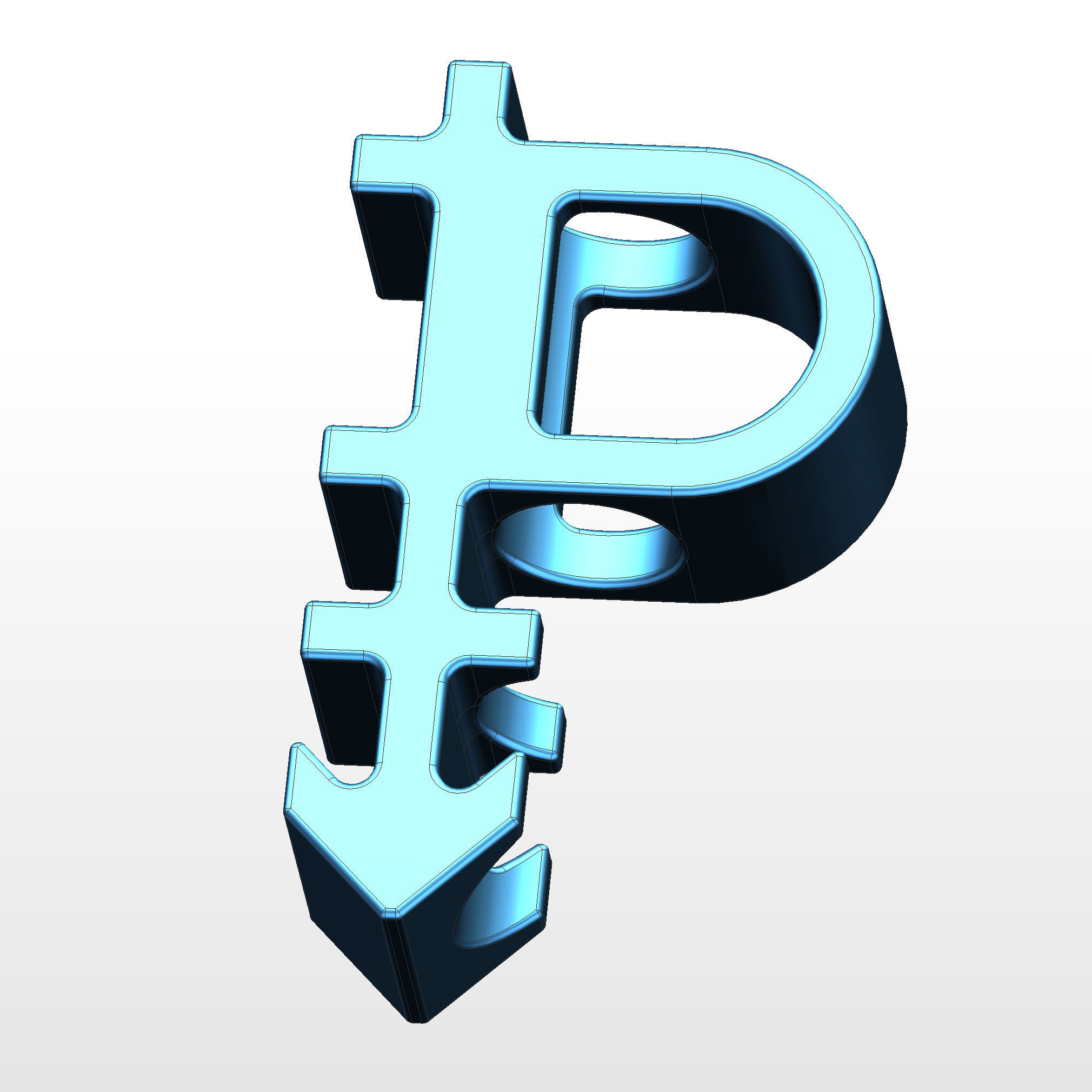 The ultimate symbol of pansexuality 3D print model_4