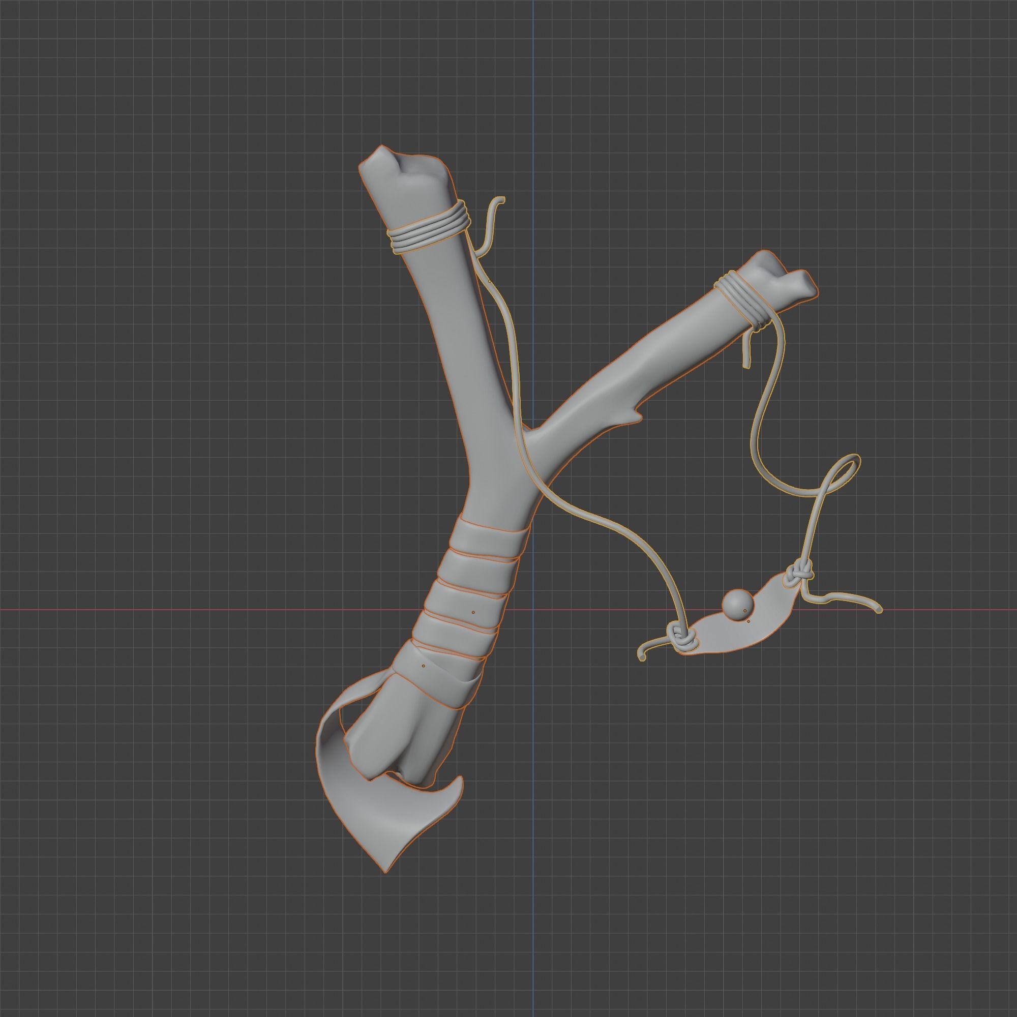 Viking Weapons Set Low-poly 3D model_18