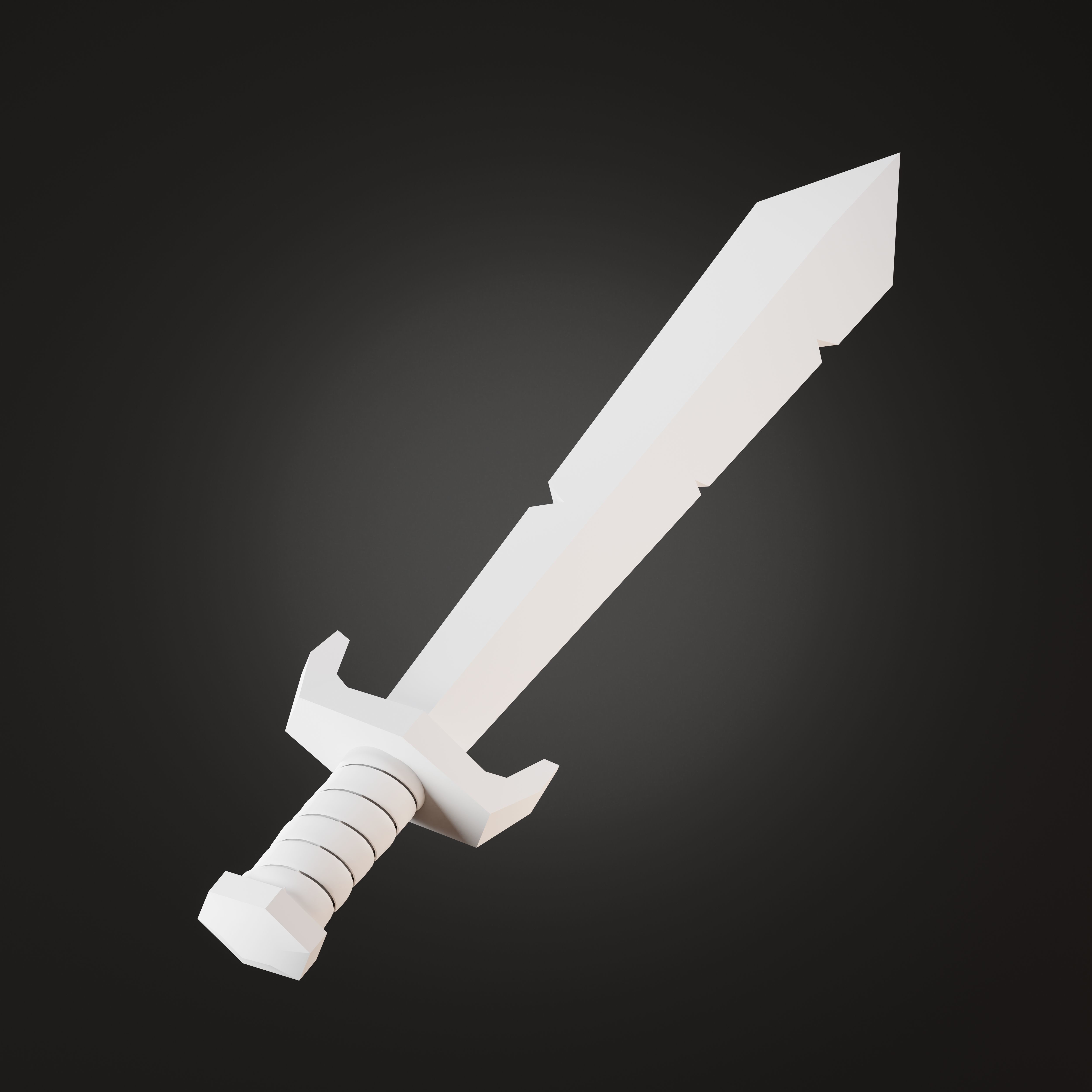 Viking Weapons Set Low-poly 3D model_14