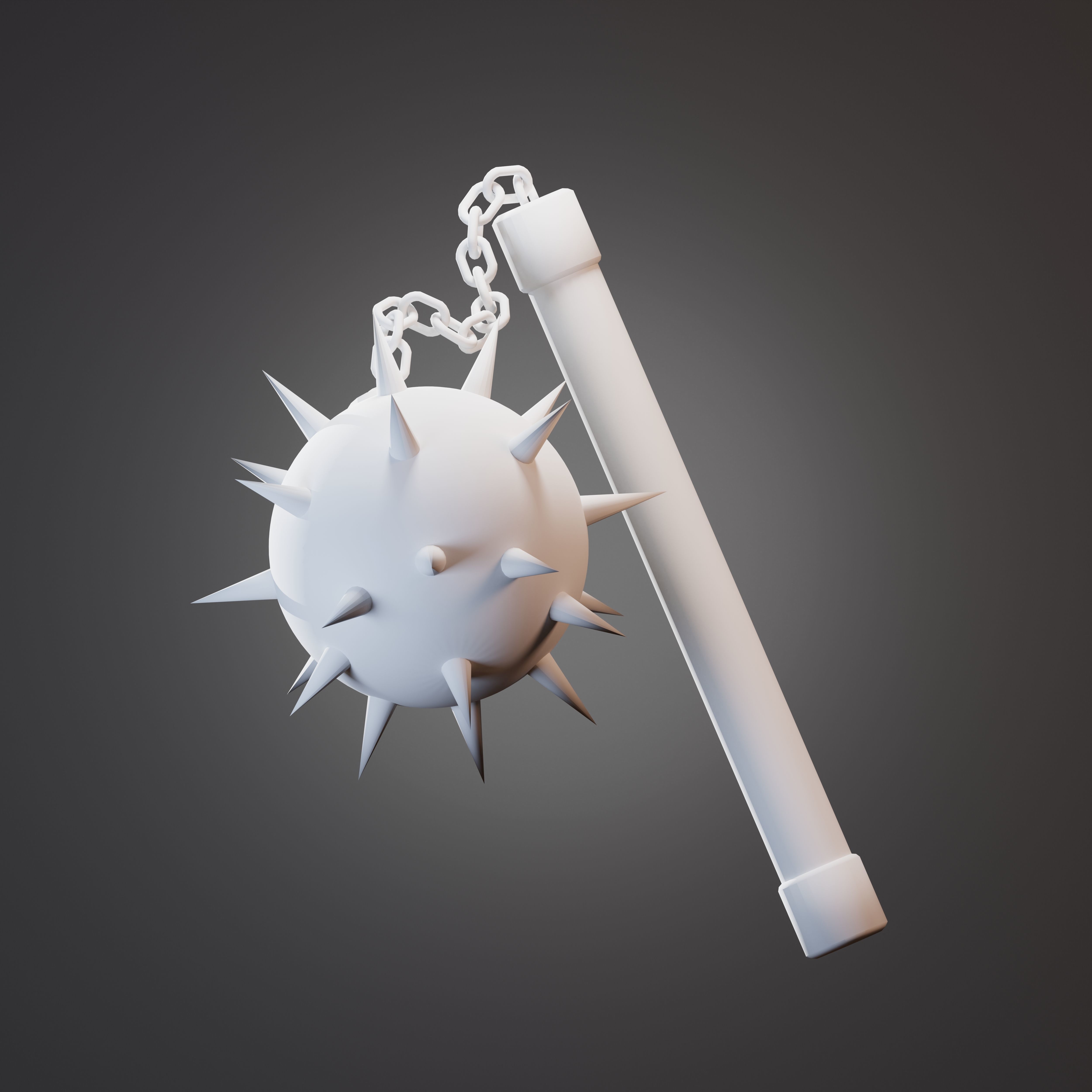 Viking Weapons Set Low-poly 3D model_8