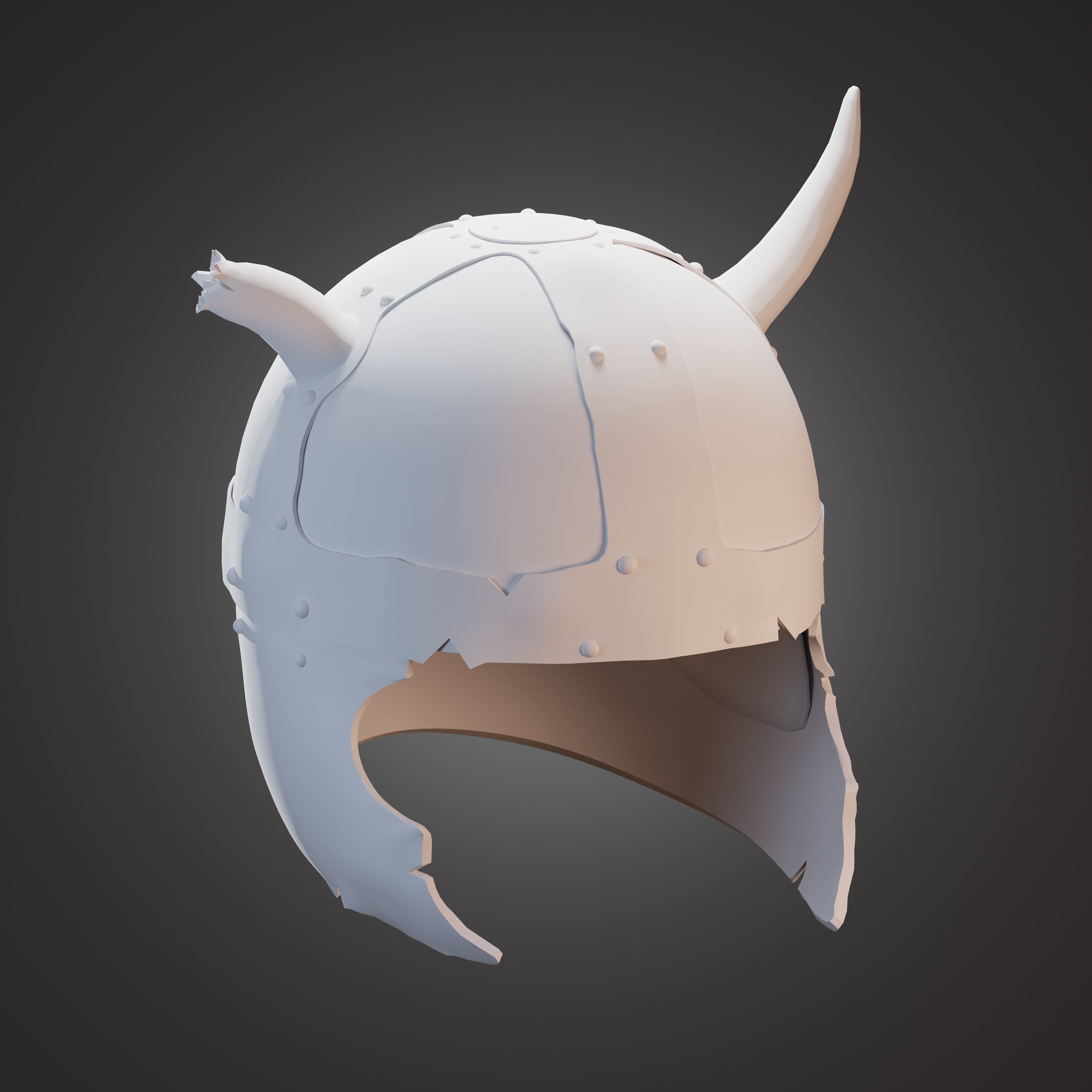 Viking Weapons Set Low-poly 3D model_23