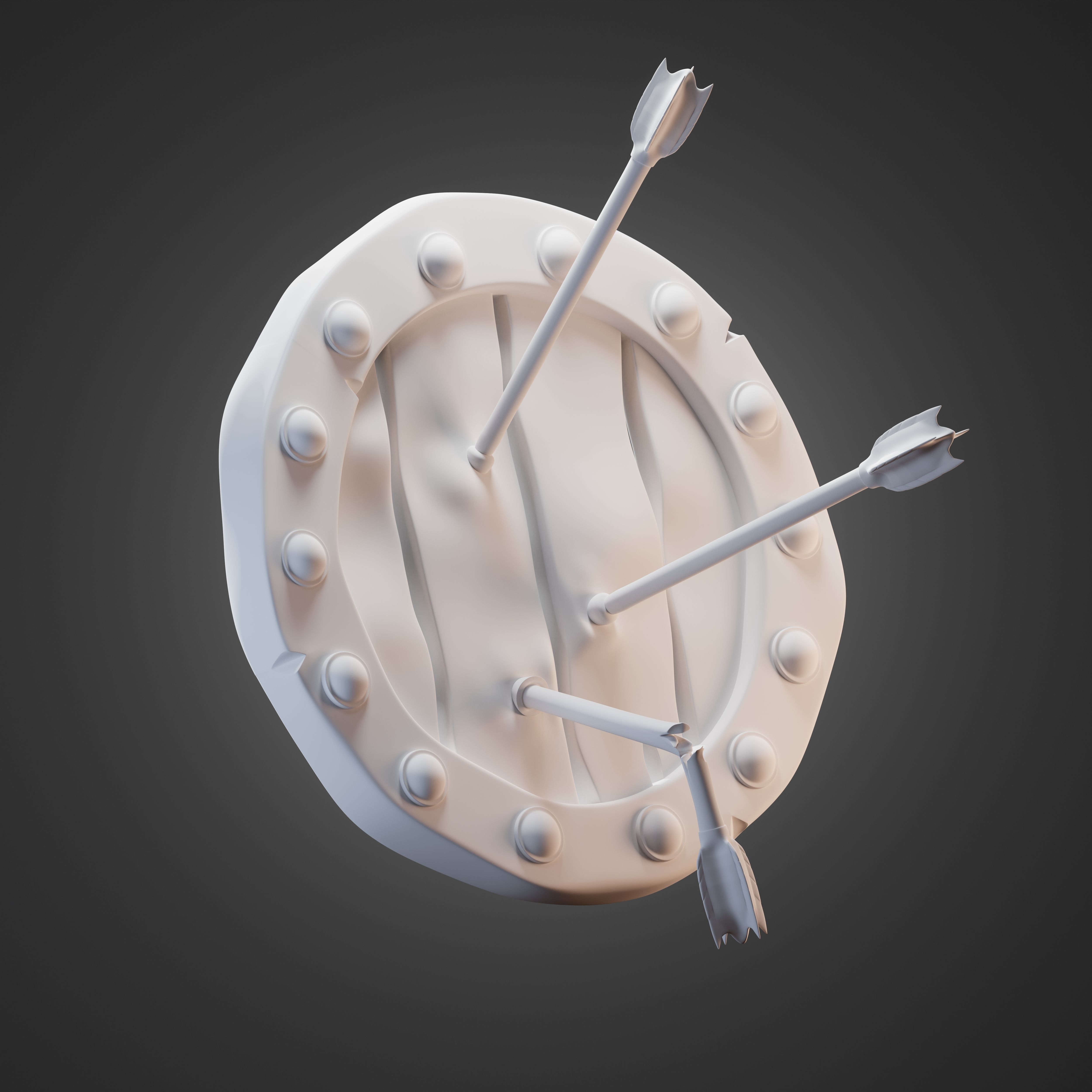 Viking Weapons Set Low-poly 3D model_20