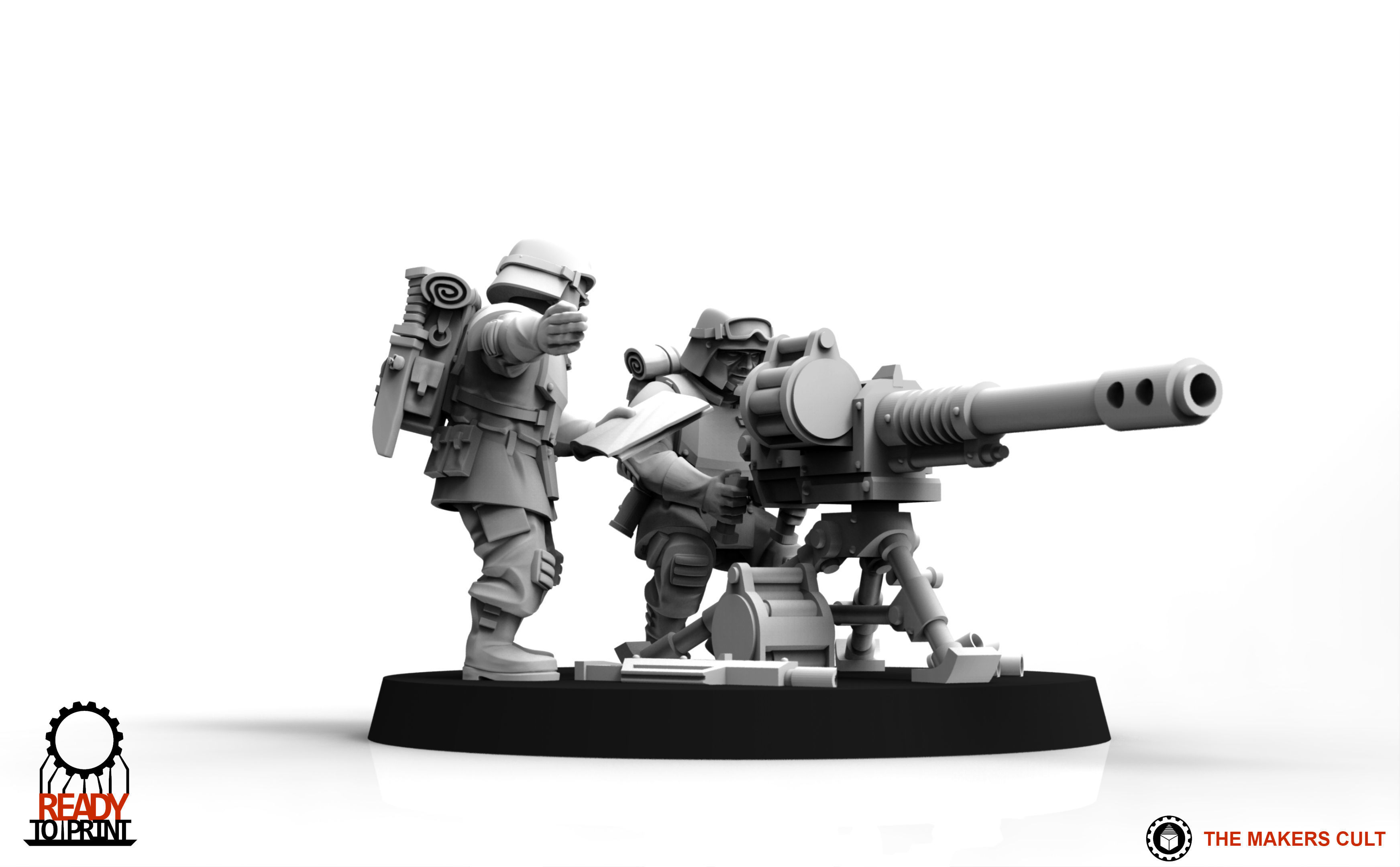 Universal Guard - Heavy Weapons Set 1 3D print model_10