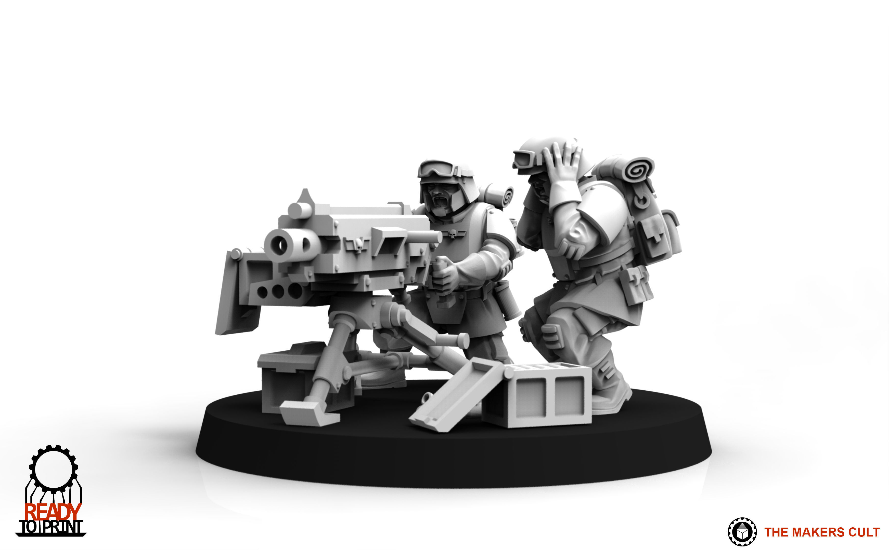 Universal Guard - Heavy Weapons Set 1 3D print model_8