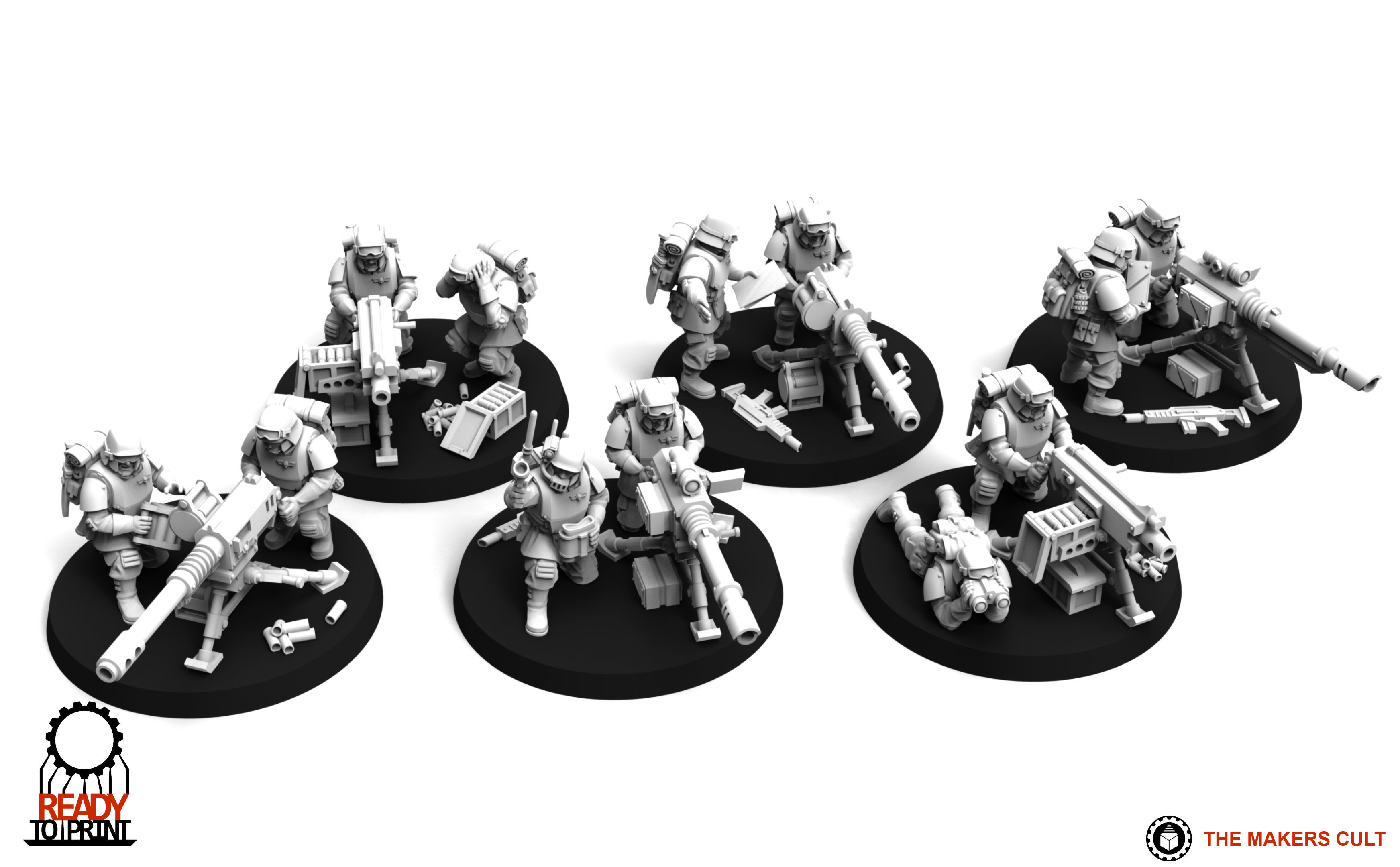 Universal Guard - Heavy Weapons Set 1 3D print model_13