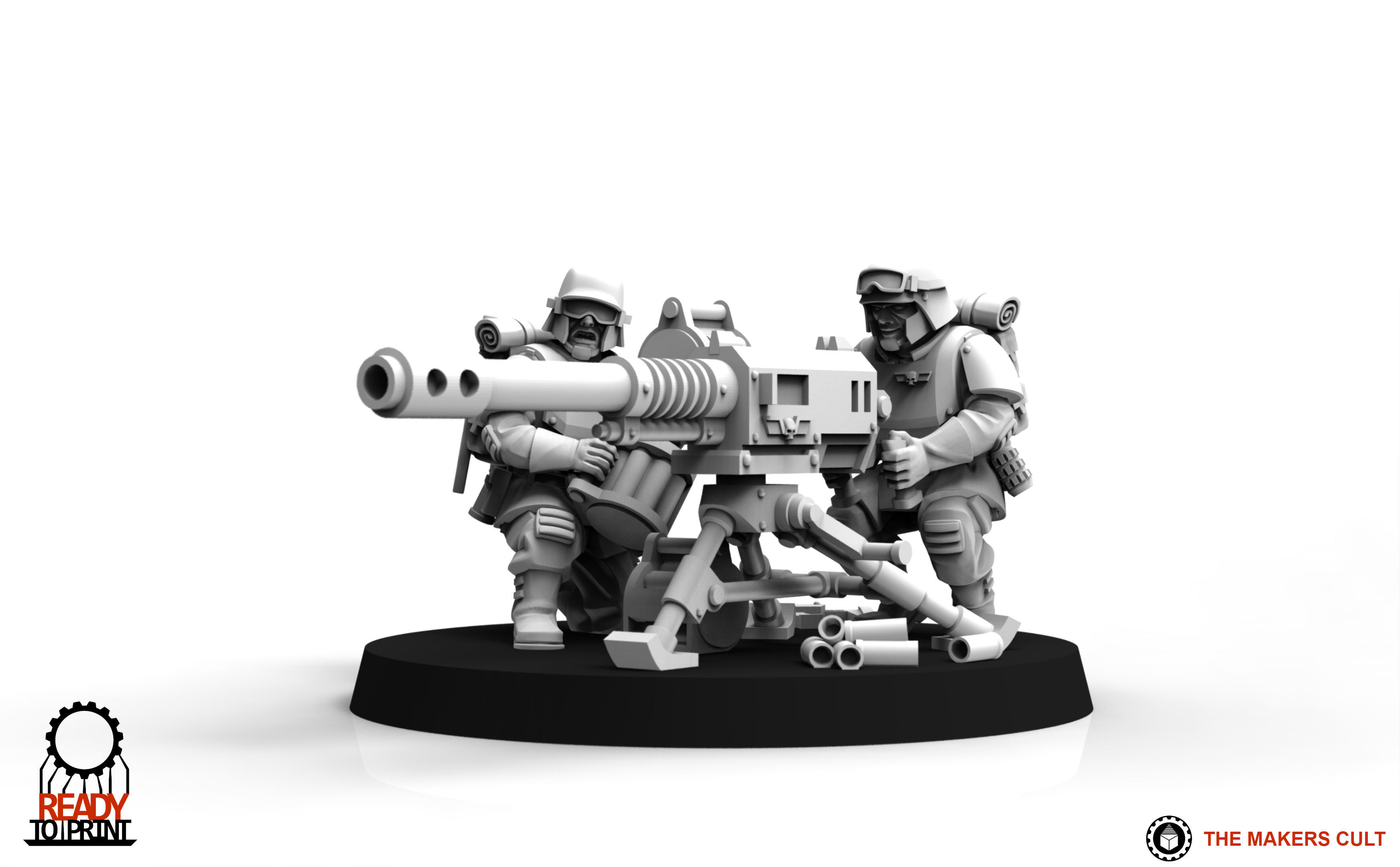 Universal Guard - Heavy Weapons Set 1 3D print model_7