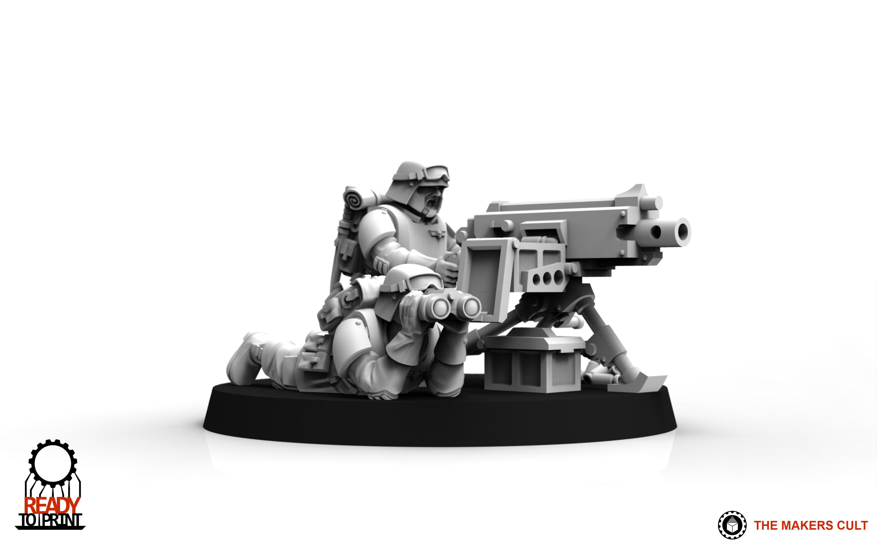 Universal Guard - Heavy Weapons Set 1 3D print model_5