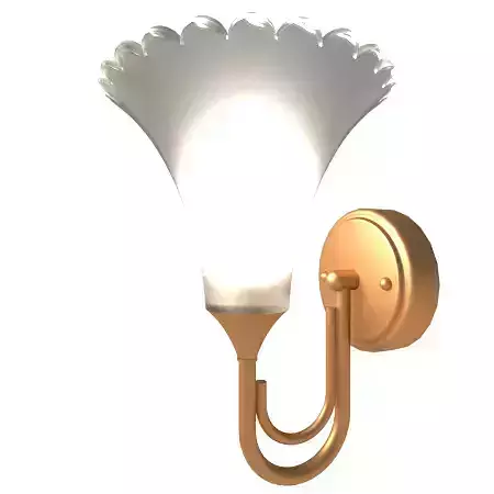 Braket Light 4 Low-poly 3D model