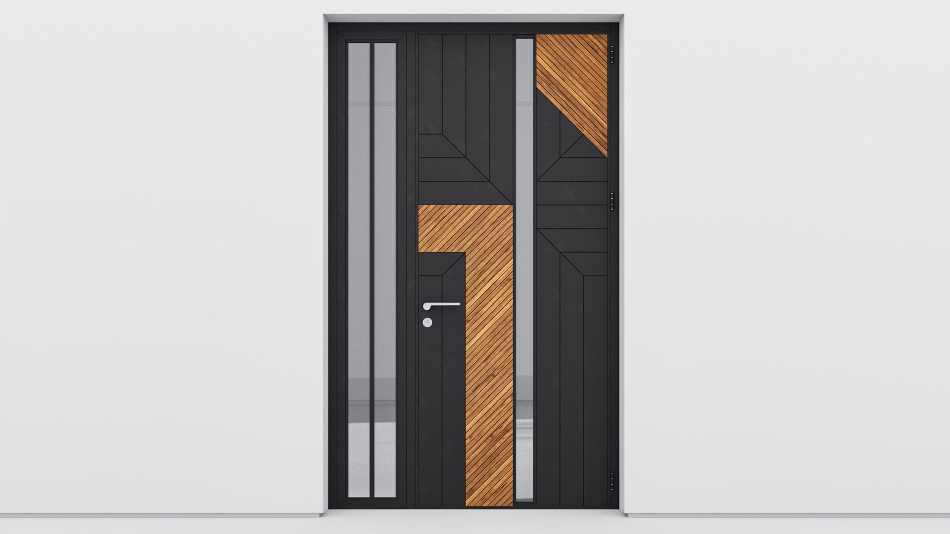 Aluminium door 275 3D model_1